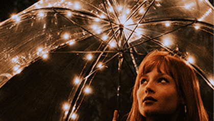 Parapluie lumineux