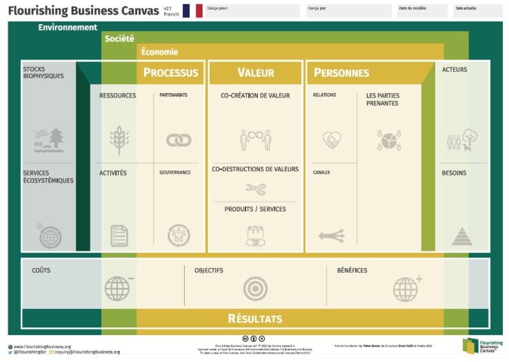 flourishing business canva